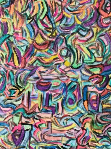Peinture Battements 55 x 38