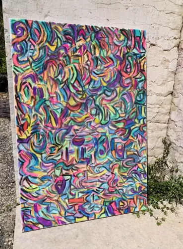 Peinture Battements 55 x 38