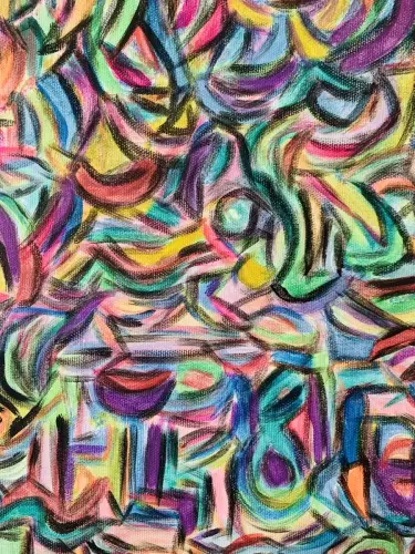 Peinture Battements 55 x 38
