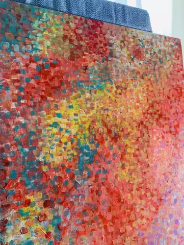 Peinture Damiers