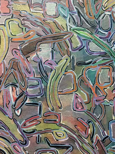 Peinture Damiers