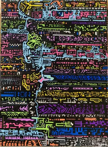 Dessin Hypnotic river