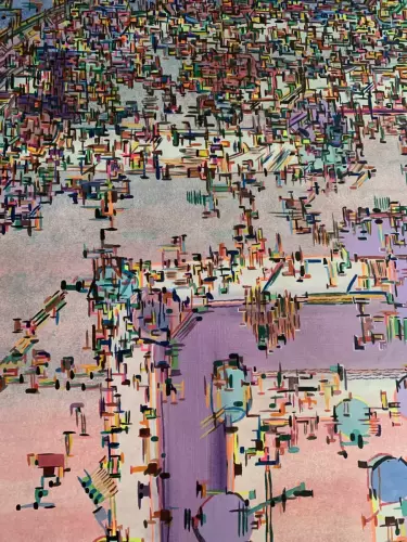 Peinture Migrations 100 x 73