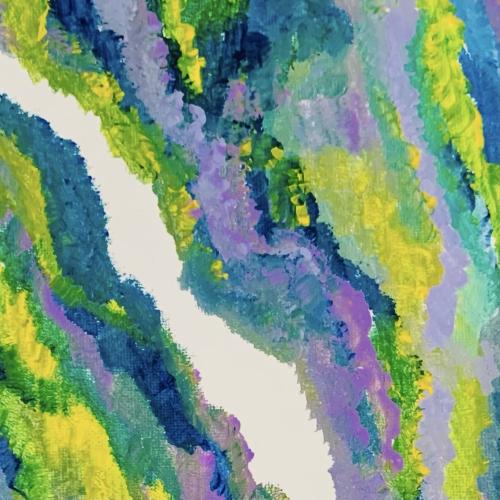 Peinture Mystic river 40 x 30