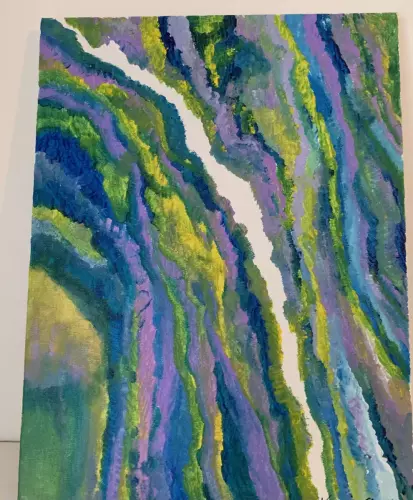 Peinture Mystic river 40 x 30